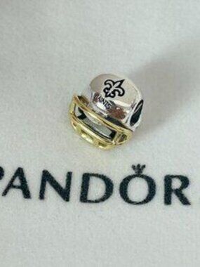 Pandora NFL New Orleans Saints Football Helmet Charm Pendant